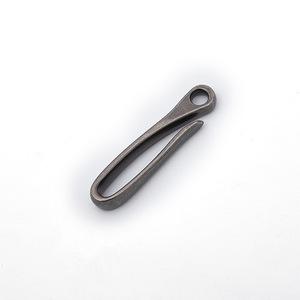 Large Fish <b>Hook</b> Zinc Alloy Keychain <b>Car</b> Key Accessory Home Use G3948 Plated Metal Hardware - Product Image 1
