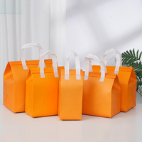 Sac isotherme personnalisé en non-tissé avec impression de logo, imperméable, pour la restauration rapide, sac de pique-nique, sac de transport, sac isotherme pour boissons