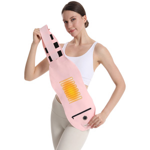 Huile de ricin Pack Wrap Compresse <span class=keywords><strong>chauffante</strong></span> flexible pour l'estomac pour une utilisation sportive Soins du corps <span class=keywords><strong>Ceinture</strong></span> d'huile de ricin - Product Image 1