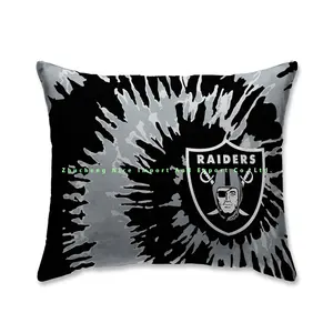 Low price Promotion High quality Imitated linen Las Vegas Raiders Throw Pillow Cover