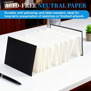 Hardcover A5 Artist Manufacturer Foldable Sketchbook Watercolor Art Drawing <b>Book</b> - Product Image 5