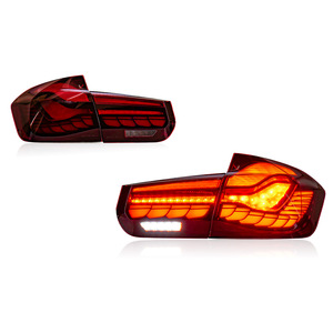Nouveau feu arrière LED de style <span class=keywords><strong>GTS</strong></span> 2013-2018 avec lentille fumée et rouge clair pour F30 F35 F80 12V Rétrofit/Mise à niveau - Product Image 2