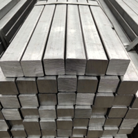 Barre carrée vierge en acier Damas 120x120 pour forgeage et construction, laminée à chaud, faible teneur en carbone