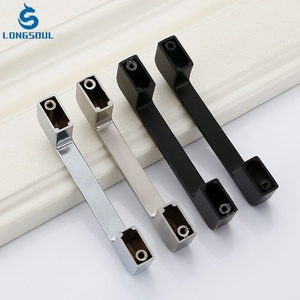 Modern American Extended Wardrobe Simple European Nordic Black Hardware Drawer Cabinet <strong>Door</strong> Pull <strong>Knobs</strong> - Product Image 4