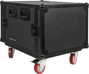 Serie 8U 10U 12U 14U <span class=keywords><strong>PA</strong></span>/DJ Rack/Road Case con 8/10/12/14U-Space, Hardware, madera contrachapada, ruedas y profundidad de estante de 21 pulgadas - Product Image 2
