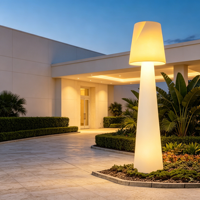 Lampu LED Lampscate 180cm Isi Ulang Nirkabel Tahan Air IP65 Remote Control untuk Hotel Mall Plaza RGB OEM