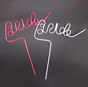 Pailles à boire pour la mariée, fête <span class=keywords><strong>de</strong></span> fiançailles, future mariée, cadeau unique pour la mariée, <span class=keywords><strong>enterrement</strong></span> <span class=keywords><strong>de</strong></span> <span class=keywords><strong>vie</strong></span> <span class=keywords><strong>de</strong></span> jeune fille, fournitures pour fête <span class=keywords><strong>de</strong></span> mariage - Product Image 1