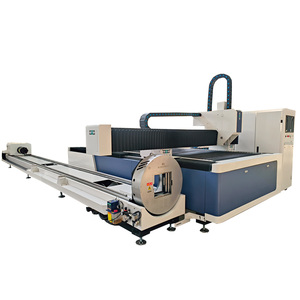 Machine de découpe laser à fibre pour tôles et tubes métalliques 1500W 3000W, découpeuse laser pour plaques et tuyaux - Product Image 1