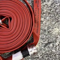 Équipement de lutte contre l'incendie personnalisé de haute qualité tuyau d'incendie de 2 pouces tuyau de tuyau en PVC bobine de tuyau de lutte contre l'incendie avec accouplement
