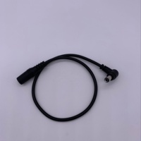 1M negro 2C * 20AWG Dc Cable de extensión DC5.5 * 2,1mm