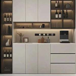 Buffet multifonctionnel, armoire de salle à manger personnalisée, appartement, villa, maison, meubles de salle à manger - Product Image 6