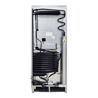Réfrigérateur vertical à congélateur supérieur alimenté au propane, réfrigérateur autonome au gaz pour usage domestique et extérieur avec entrepôt local