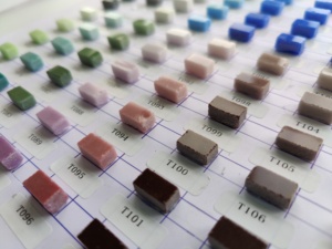 Tự làm nhiều màu smalti khảm khối loại tác phẩm nghệ thuật thủ công nghệ thuật lỏng khảm bức tranh tường gạch thủy tinh - Product Image 2