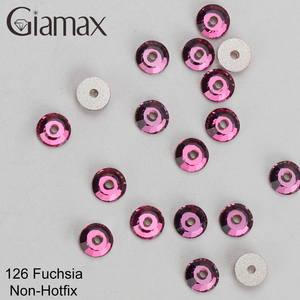 Piedras de Cristal Giamax, Color Topacio Púrpura Terciopelo, Cristal AB, para Coser, con Base Plana y Orificio Central, para Prendas, Bolsos y Accesorios - Product Image 6