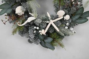 Popular Customized Green Leaves Artificial Christmas Wreath for Front <b>Door</b> Wall <b>Window</b> Party - Product Image 5