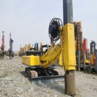 Appareil de forage rotatif SR65 d'occasion, machine de forage de 52m de profondeur pour la construction de fondations et de puits d'eau