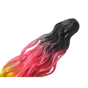 Extensiones de Cabello Sintético Trenzado Ondulado Profundo de <span class=keywords><strong>Anna</strong></span>, 24 Pulgadas, con Color de Cabello Trenzado Ondulado al Agua, Rizos de Ganchillo Retorcidos - Product Image 6