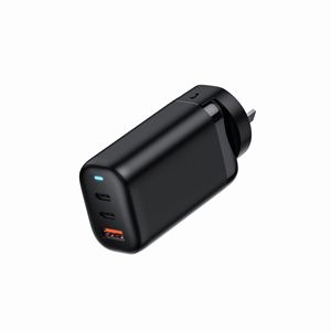 Hot bán pd65w 3-Port gan sạc nhanh tường sạc 2c1a thông minh sạc điện cho điện thoại di động máy tính bảng máy tính xách tay máy tính - Product Image 3