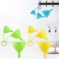 Entonnoirs en plastique pour la cuisine, compatibles lave-vaisselle et congélateur, en PP, lot de 3 pièces