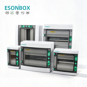 <span class=keywords><strong>Disjoncteur</strong></span> de surface en plastique ESON HA pour extérieur, étanche IP65, avec options de multiprises pour la distribution d'énergie - Product Image 4