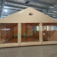AOYU Grande tente de camping gonflable ignifugée personnalisée 200 personnes pour l'extérieur