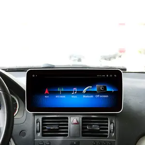 10.25'' anti-glare 4+64G car radio stereo audio dvd player GPS Navigation for Mercedes Benz C-Class C200 C230 2007 - 2010