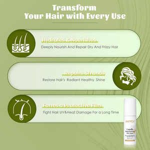 BREMOD minyak rambut Camellia, minyak rambut Argan pemulih cepat cepat cepat untuk perlindungan panas sehari-hari - Product Image 5