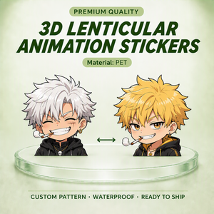 1500 designs, autocollants 3D lenticulaires personnalisés <span class=keywords><strong>de</strong></span> 10-15 cm, imperméables, Nica <span class=keywords><strong>Luffy</strong></span> Vinsmoke Sanji Zoro Nammi, autocollants <span class=keywords><strong>de</strong></span> voiture, dessins animés, décorations - Product Image 1