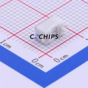 1TS002C-2700-4300-CT Tactile Switch SMD,6x3.5mm Switch Single Pole Single Throw Rectangle Button 2.7N Vertical Mount - Product Image 2