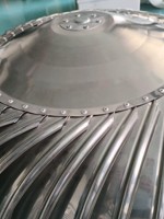 Ventilateur d'évacuation de toit domestique léger en acier inoxydable 680 304, 6 kg, turbine éolienne non motorisée