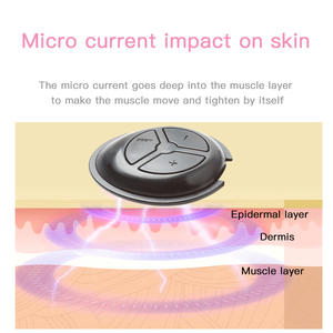 Elektrisches V-förmiges ABS-Gesichtsform gerät Dünnes Wangen abnehmen und Doppelkinnentferner-Massage gerät mit EU-Steckern - Product Image 3