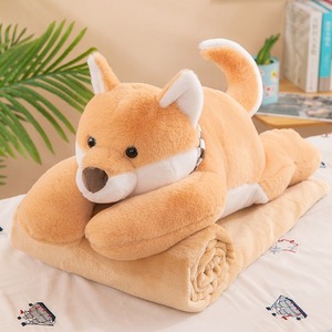 Custom Ogo Pluche Dier Illow Lanket 2 In 1 Airconditioning Baby Cartoon Kussendeken - Product Image 2