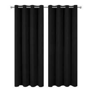 Rideaux occultants thermiques de luxe de 63 pouces avec œillets, de haute qualité, pour salon et hôtel, tissés pour assombrir la pièce - Product Image 2