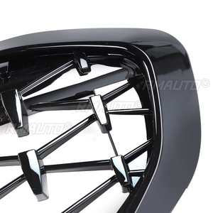 Parrilla Delantera para Coche, Parrilla de Diamante en Negro Brillante para BMW Serie 3 G20 G21 2019-2020, Accesorios - Product Image 4