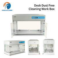 Boîte de salle blanche avec filtre HEPA, environnement contrôlé de table pour le remplacement des optiques laser, boîte propre certifiée CE