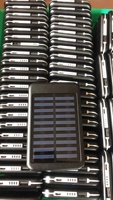 Best-seller 2020/2021 OEM LOGO slim 5000mah solar powerbank chargeurs portables golden profit electronics