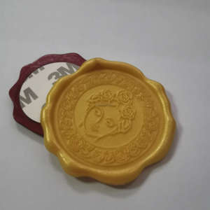 Custom logo Wax Seal <strong>Stickers</strong> Wedding Wholesale Wax Seal <strong>Stickers</strong> Glue Wax Seal <strong>Sticker</strong> <strong>3m</strong> - Product Image 4