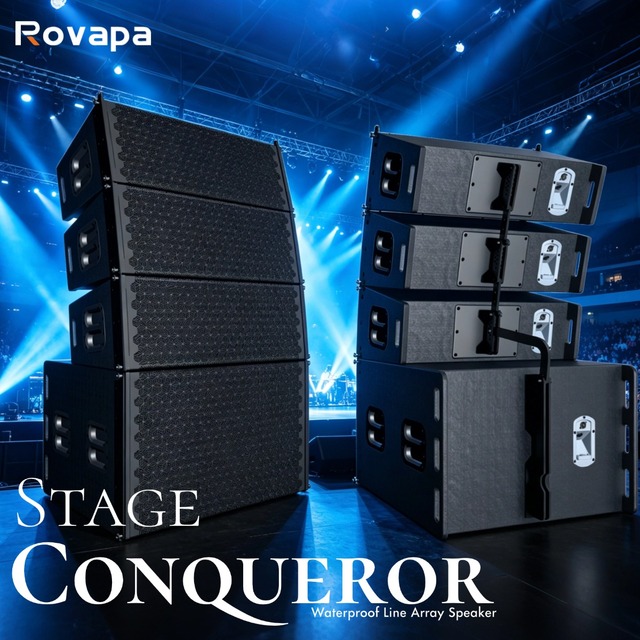 NL4 Sistema Line Array Profesional 500W 2x10 Pulgadas Con Subwoofer 18 Pulgadas 600W Para Estadio Iglesia DJ Para Exterior