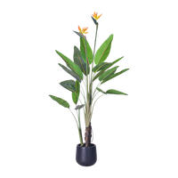 Décoration intérieure, plante artificielle en palmier Areca de 5 pieds en pot, plastique écologique, ignifuge, décorations de plantes artificielles pour la maison