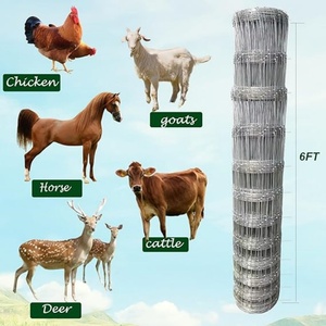 Clôture en treillis métallique galvanisé pour élevage de moutons et de bovins, durabilité de 20 ans, clôture en treillis métallique à nœuds carrés pour bovins - Product Image 3
