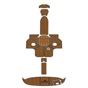 Plancher en teck EVA durable à grain de bois contemporain pour yacht Four Winns 220 Horizon 2007 - Article très vendu sur eBay et AliExpress - Product Image 4