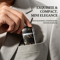 Briquet en métal en forme de galet, double flamme, coupe-vent, avec logo OEM, idéal comme cadeau d'affaires