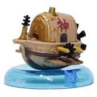 6 pièces/ensemble Figurines de collection de bateau pirate One Piece Luffy Anime Jouet modèle Ornement