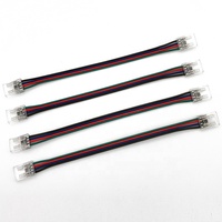 Connecteurs rapides arc RTS pour ruban Led, 6mm, 8mm, 10mm, rvb CCT, sans soudure, 2 broches