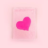 Carnet en forme de cœur personnalisé pour la Saint-Valentin, 100 feuilles A3, papier frais et mignon, impression numérique, reliure cousue