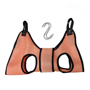 持ち運び可能な犬猫用グルーミングハンモックハーネス、爪切り/トリマーと爪やすり付き、必須グルーミングツール - Product Image 6