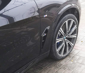 Pour BMW G05 X5 F95 X5M 2019-21, style compétition, garnitures de pare-chocs en plastique <span class=keywords><strong>ABS</strong></span> noir, emblèmes latéraux, marqueurs de pare-chocs - Product Image 5