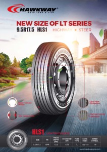 Neumáticos de Camión de Primera Calidad HLS1 9.5R17.5 Nuevos para Reemplazo de 315/80R22.5 295/80R22.5 225/80R17.5 - Product Image 3