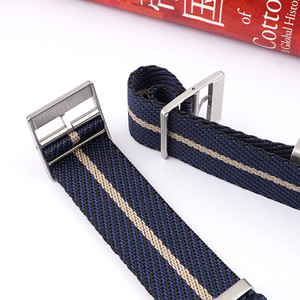 Correa de <span class=keywords><strong>Reloj</strong></span> de Una Pieza Ajustable de Nailon Tejido de 18 mm 20 mm 22 mm 24 mm de Sarga a Rayas de Lona para <span class=keywords><strong>Reloj</strong></span> <span class=keywords><strong>Tudor</strong></span> - Product Image 5