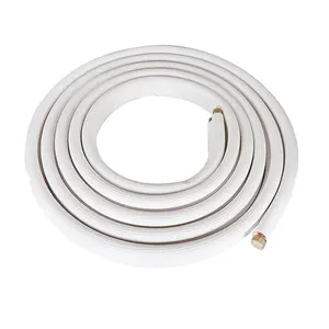 Pu Song 1\/4+3\/8 kit de instalação de tubo de bobina de cobre para ar condicionado, mini conjunto de linha de cobre para ar condicionado split